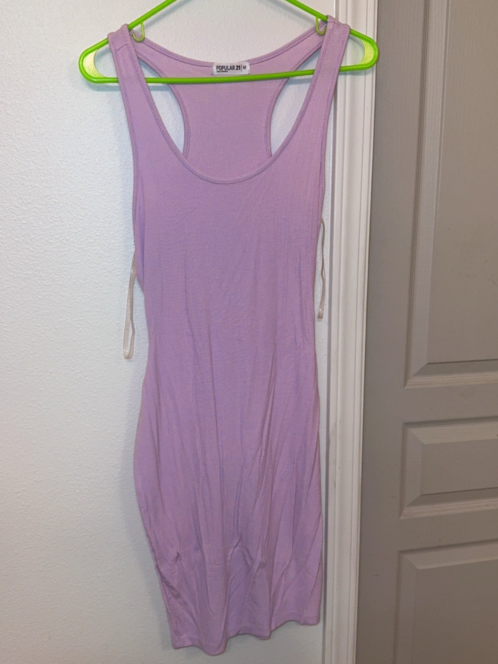 Lilac Racerback Midi Dress by